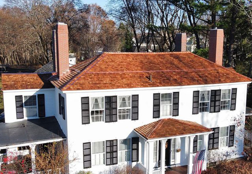 New Cedar Roof on Historical Home in Lexington — Arya Roofing & Contracting